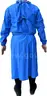LOT of 5 - Premium 100% Cotton Dental/Hygienists Gowns Reusable Washable