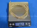 Elegant 14K Italian Gold Necklace - 16.21g, Stunning Craftsmanship