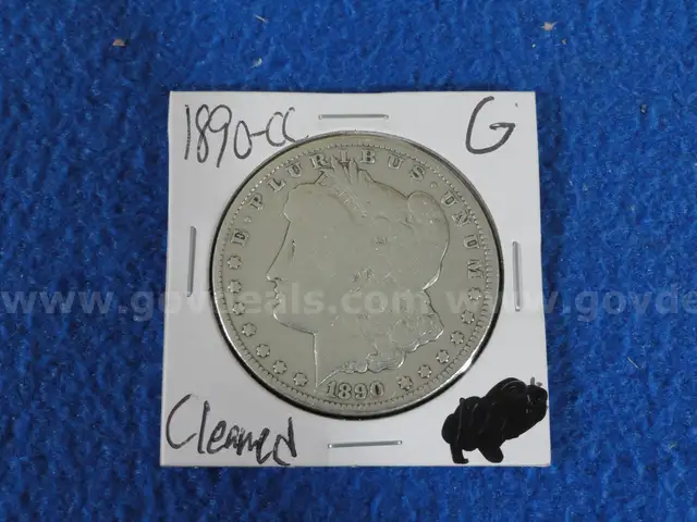 1890-CC Morgan Dollar (Condition Marked G) (Lot #1)