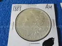 Lot of Six Morgan Dollars (Condition Marked AU) (Lot #3)