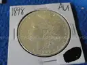 Lot of Six Morgan Dollars (Condition Marked AU) (Lot #3)