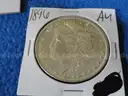 Lot of Six Morgan Dollars (Condition Marked AU) (Lot #4)
