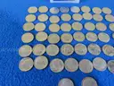 Lot of 50 1955-D Silver Roosevelt Dimes  (Condition Marked B/U) (Lot #8)