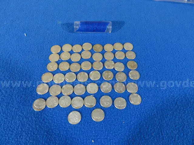 Lot of 50 Silver Roosevelt Dimes (1963-D &#x26; 1961-D)  (Condition Marked B/U) (Lot #9)