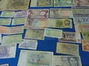 Lot of 63 Foreign Paper Currencies (Lot #10)
