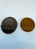 ERROR Coins - 186? 2 Cent Piece &#x26; 195?-S Lincoln Penny