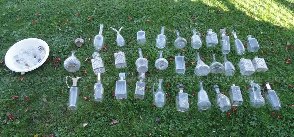 Lot of Decanters &#x26; Stoppers