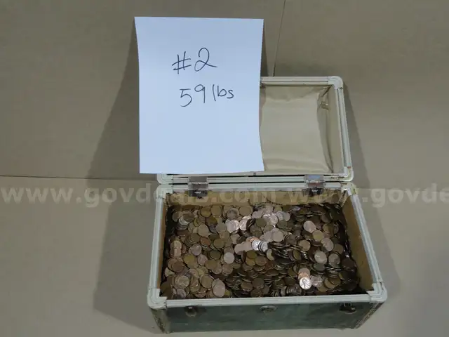 Stash of Coins - 59 lbs (Lincoln Copper Pennies 1959&#x2013;1981) - Lot #2
