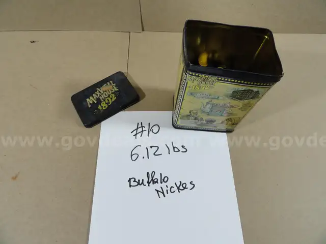 Stash of Coins - 6.12 lbs (Buffalo Nickels) - Lot #10
