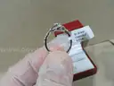 Sterling Silver Ring with Genuine Diamonds
