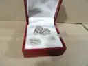 Sterling Silver Ring with Genuine Diamonds