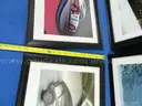 Lot of 4 Vintage Porsche Dealer Pictures/Posters Framed