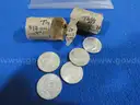 Two Rolls (40 Coins) of Uncirculated 90% Silver 1964-P &#x26; 1964-D Kennedy Half Dollars - (Lot #2)