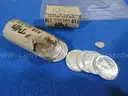 Two Rolls (40 Coins) of Uncirculated 90% Silver 1964-P &#x26; 1964-D Kennedy Half Dollars - (Lot #4)