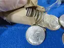 Two Rolls (40 Coins) of Uncirculated 90% Silver 1964-P &#x26; 1964-D Kennedy Half Dollars - (Lot #7)