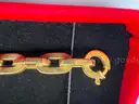 Bold 18K Gold Geometric Link Bracelet 16.61 g (European Hallmarks)
