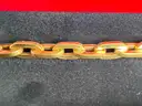 Bold 18K Gold Geometric Link Bracelet 16.61 g (European Hallmarks)