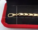 Sleek 14K Gold Modern Bracelet 19.07g