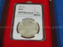 Brilliant 1887 Morgan Dollar &#x2013; NGC MS63 &#x2013; In Elegant Gift Box (Lot #2)