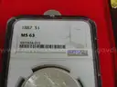 Brilliant 1887 Morgan Dollar &#x2013; NGC MS63 &#x2013; In Elegant Gift Box (Lot #2)