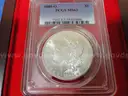 Brilliant 1885-O Morgan Dollar &#x2013; PCGS MS63 &#x2013; In Elegant Gift Box (Lot #5)