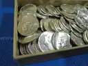 Stash of 120! ($60 FV) Uncirculated 90% Silver 1964 Kennedy Half Dollars with Brilliant Luster