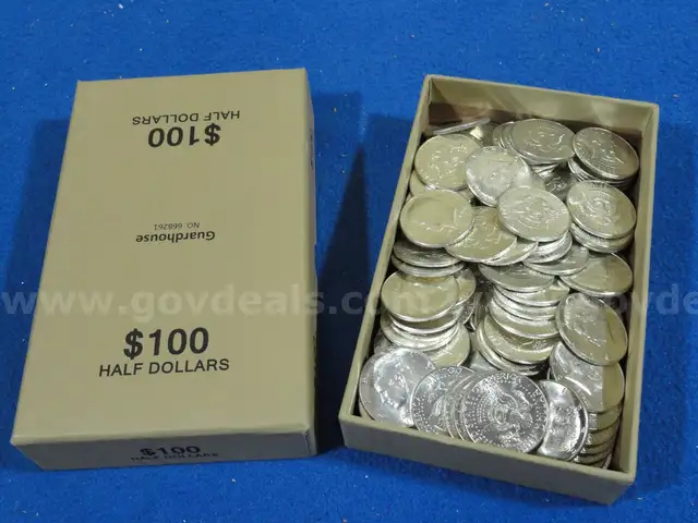 Stash of 120! ($60 FV) Uncirculated 90% Silver 1964 Kennedy Half Dollars with Brilliant Luster