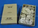 Stash of 120! ($60 FV) Uncirculated 90% Silver 1964 Kennedy Half Dollars with Brilliant Luster