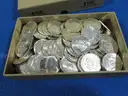 Stash of 120! ($60 FV) Uncirculated 90% Silver 1964 Kennedy Half Dollars with Brilliant Luster
