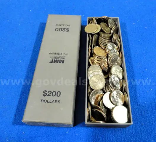 Collection of 200 Presidential Dollar Coins ($200 Face Value) - Various Conditions, Years (Lot #2)