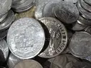 Massive 100 LBS Lot of U.S. Coins &#x2013; Nickels, Dimes, Quarters, Halves &#x26; Dollars!