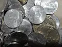 Massive 100 LBS Lot of U.S. Coins &#x2013; Nickels, Dimes, Quarters, Halves &#x26; Dollars!
