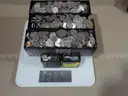 Massive 100 LBS Lot of U.S. Coins &#x2013; Nickels, Dimes, Quarters, Halves &#x26; Dollars!
