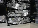 Massive 100 LBS Lot of U.S. Coins &#x2013; Nickels, Dimes, Quarters, Halves &#x26; Dollars!