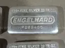 ULTRA-RARE Engelhard 10 oz Silver Bar CONSECUTIVE QUARTET P268399&#x2013;P268402