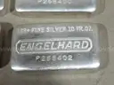 ULTRA-RARE Engelhard 10 oz Silver Bar CONSECUTIVE QUARTET P268399&#x2013;P268402