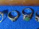 Large Lot of Gold and Silver Jewelry in Musical Jewelry Box