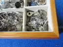 Large Lot of Gold and Silver Jewelry in Musical Jewelry Box