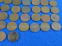 CANADA - 238 Coins Lot &#x2013; Oldest 1913 &#x2013; Nickels, Dimes, Quarters, Large Cents &#x26; More!