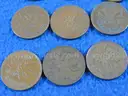 CANADA - 238 Coins Lot &#x2013; Oldest 1913 &#x2013; Nickels, Dimes, Quarters, Large Cents &#x26; More!