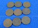 CANADA - 238 Coins Lot &#x2013; Oldest 1913 &#x2013; Nickels, Dimes, Quarters, Large Cents &#x26; More!