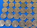 CANADA - 238 Coins Lot &#x2013; Oldest 1913 &#x2013; Nickels, Dimes, Quarters, Large Cents &#x26; More!