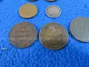 CANADA - 238 Coins Lot &#x2013; Oldest 1913 &#x2013; Nickels, Dimes, Quarters, Large Cents &#x26; More!
