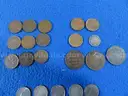 CANADA - 238 Coins Lot &#x2013; Oldest 1913 &#x2013; Nickels, Dimes, Quarters, Large Cents &#x26; More!