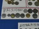 281 Coins Lot  - 52 WORLD COUNTRIES/TERRITORIES - Oldest 1800!!