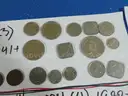 281 Coins Lot  - 52 WORLD COUNTRIES/TERRITORIES - Oldest 1800!!
