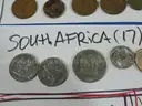 281 Coins Lot  - 52 WORLD COUNTRIES/TERRITORIES - Oldest 1800!!