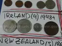281 Coins Lot  - 52 WORLD COUNTRIES/TERRITORIES - Oldest 1800!!