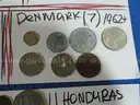 281 Coins Lot  - 52 WORLD COUNTRIES/TERRITORIES - Oldest 1800!!