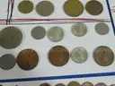 281 Coins Lot  - 52 WORLD COUNTRIES/TERRITORIES - Oldest 1800!!